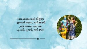 Best Krishna Bio for Instagram in Gujarati